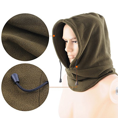 Tactical Heavyweight Balaclava Outdoor Sports Mask - color: Green