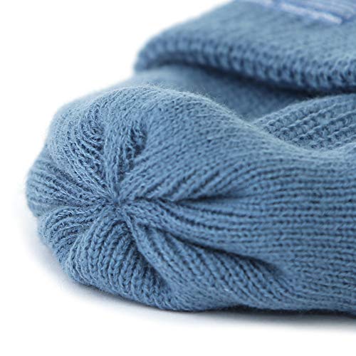 UNDERCONTROL Winter Trawler Fisherman Beanie Men Women Unisex Stylish Plain Docker Skull Hat Roll up Watch Cap Color Pack - color: Sky