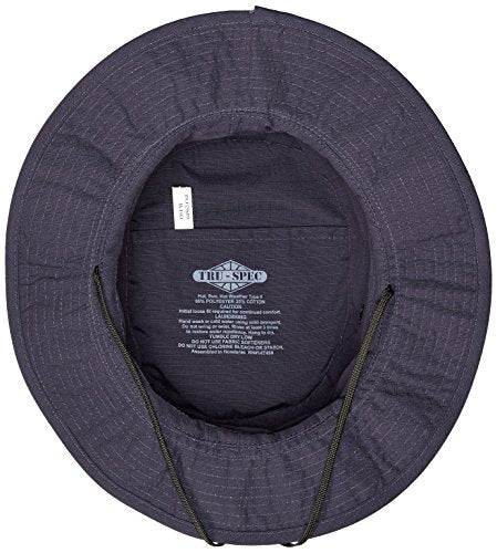 Tru-Spec Gen-II Adjustable Boonie Hat - Military Standard Issue - Adjustable Strap - 65/35 Polyester/Cotton Rip-Stop - OSFM - color: Navy