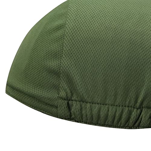 Multicolor Cycling Cap - Polyester Cycling Hat-Under Helmet - Cycling Helmet Liner Breathable&Sweat Uptake - color: A16