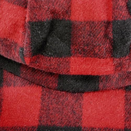 ZLYC Women Classic Newsboy Cap Visor 8 Panel Gatsby Cabbie Paperboy Hat - color: (Plaid) Red