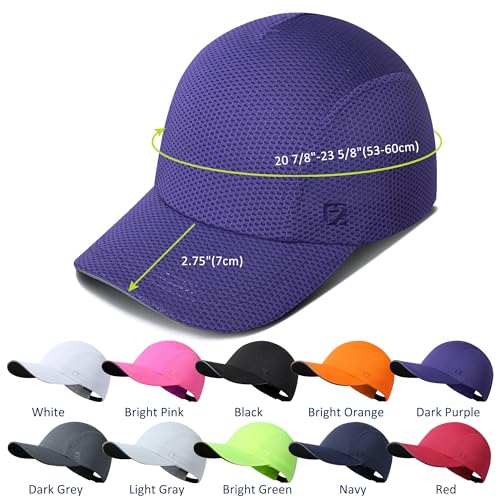 GADIEMKENSD Women's Race Day Running Cap Performance Mesh Hat - Excellent Ventilation, Lightweight, Reflective Safety - color: Indigo