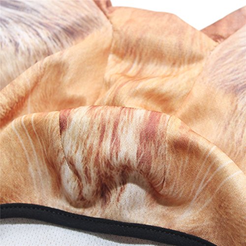 WTACTFUL 3D Animal Ears Balaclava, Breathable Face Mask for Halloween - color: Exotic Shorthair Meb-25
