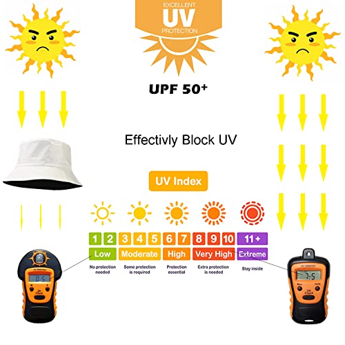 Reversible PU Leather Bucket Hats for Women Solid Color Double Wear Summer Hat Unisex - color: White