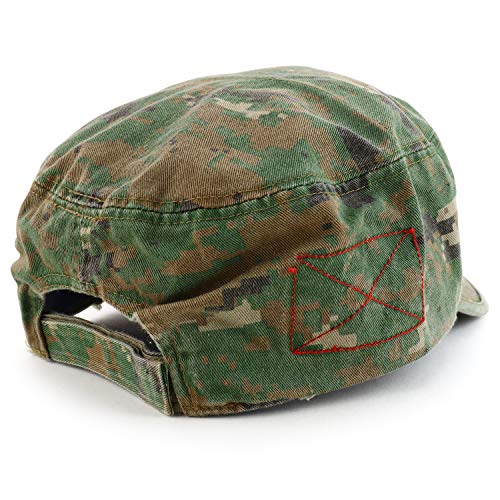 Armycrew Cotton Washed Cadet Style Army Cap - color: Wdl Digital