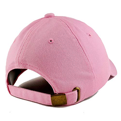 Trendy Apparel Shop World's Best Dad 단색 조절 가능한 비정형 아빠 모자 - color: Pink