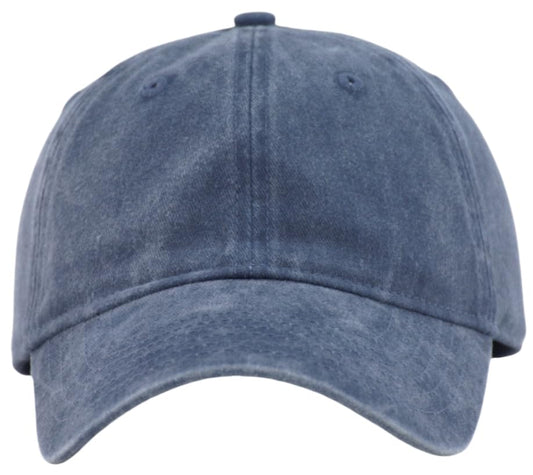 TSSGBL Vintage Cotton Washed Baseball Cap S to XXL Unstructured Low Profile Adjustable Distressed Dad Hat for Men Women - color: Navy(washed), size: Medium-Large