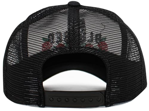 KBETHOS Praying Hands Rosary Dad Hat Baseball Cap Unconstructed Polo Style Adjustable Unisex - color: White Black Black Praying Hands Blessed Mesh