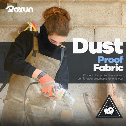 ROXUN Balaclava Ski Mask, 5 Pack Neck Gaiter Motorcycle Summer Cooling - color: A5-black+sand+brown+army Green+camo