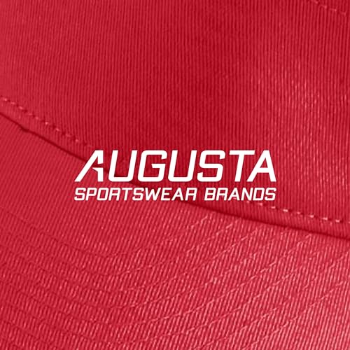 Augusta Sportswear Sport Twill Visor - color: Red
