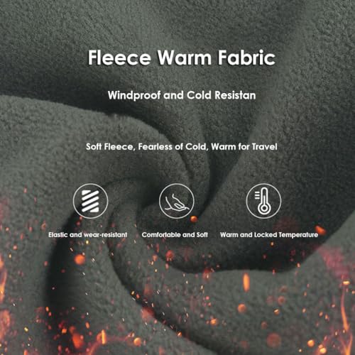Ski Mask Fleece Balaclava Warm Winter Face Mask Men Shiesty Mask Women Motorcycle Thermal Fleece Face Cover for Cold Weather - color: Gray