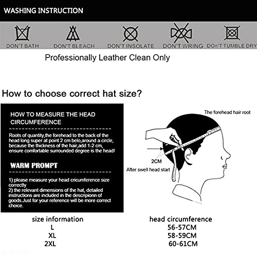 Berets Men's Outdoor Leather hat Winter Male Warm Ear Protection Cap 100% Genuine Leather hat Leisure…