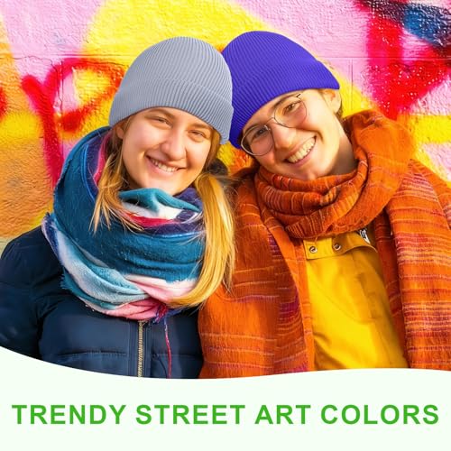 Trawler Beanie Bulk Watch Hat Roll Edge Skullcap Fisherman Winter Beanies for Women Men - color: Fresh Color