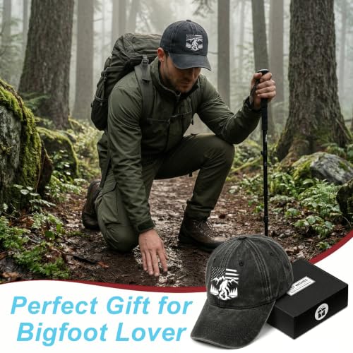 Mens Hat - Gifts for Birthday Christmas Fathers Day - color: Bigfoot Black