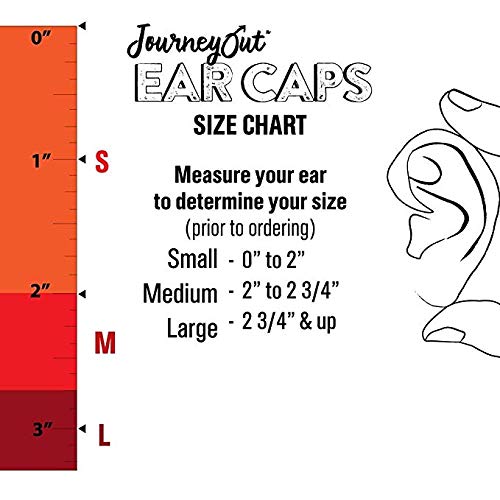 EarCaps Fleece Bandless Ear Warmers/Ear Muffs For Men & Women - color: Smoke, size: Medium