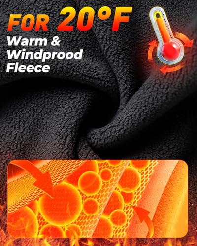 Balaclava Ski Mask for Men Women Fleece Winter Face Mask for Cold Weather Skiing Snowboarding Motorcycle Riding Outdoor Work - color: Camo
