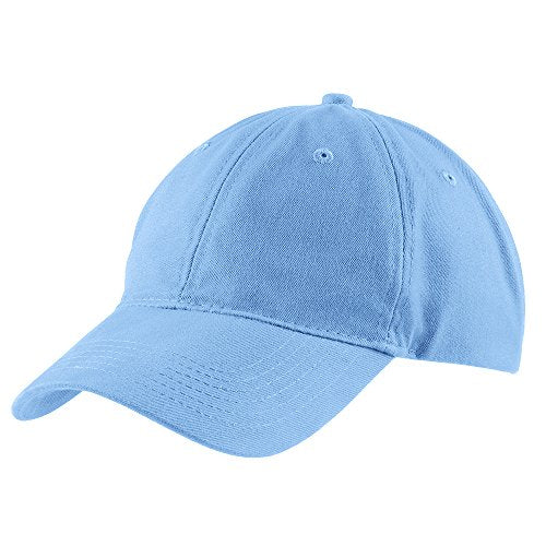 Trendy Apparel Shop Daddy (Back) Embroidered 100% Cotton Dad Hat - color: Carolina Blue