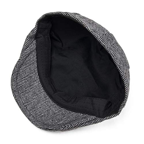Toddler Wool Tweed Newsboy Cap - color: Style1, size: 6-24 Months