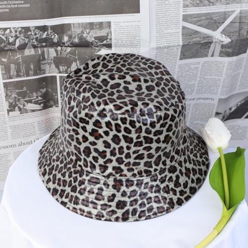 Unisex Black Bucket Hat Waterproof Rain Hat Reversible Shiny Rave Bucket Hat for Concert Festival - color: D4