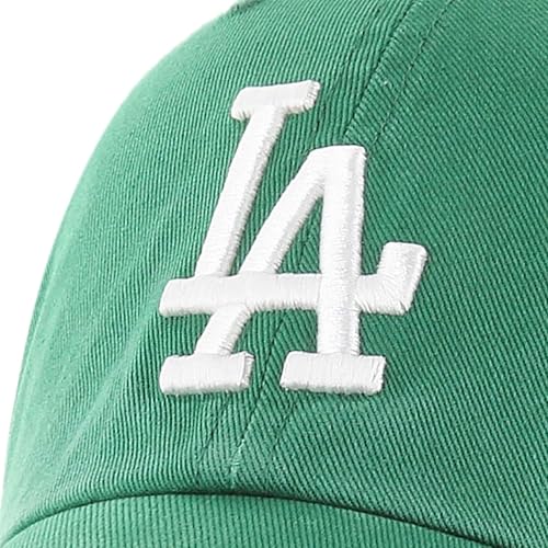 47 Los Angeles Dodgers Olive MLB Ballpark Camo Clean Up Cap - color: Kelly Green