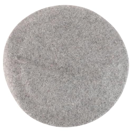 Trendy Apparel Shop Plain Solid French Wool Beret Hat - color: Grey