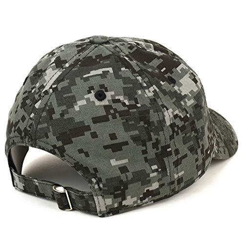 Trendy Apparel Shop Cherry Patch Brushed Cotton Unstructured Dad Hat - color: Digital Night Camo
