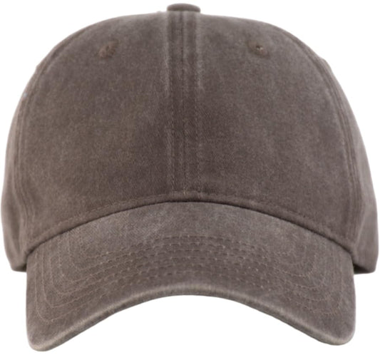 Vintage Washed Cotton Baseball Caps Men Women Adjustable Unstructured Low Profile Dad Hat - color: 1p-coffee