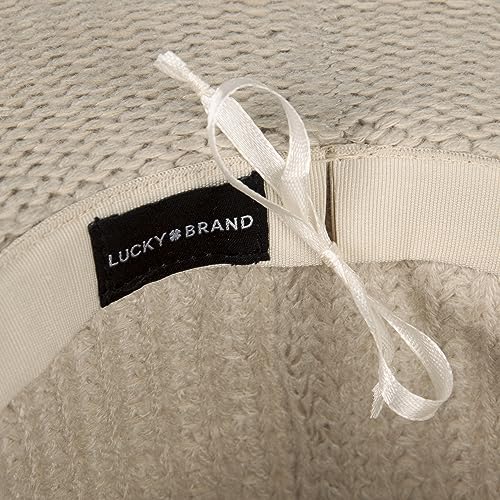 Lucky Brand Women's Straw Cowboy Hat | Rope Design | Western | Style | Fashion | Sun Protection | Breathable - color: Woven Straw - Natural