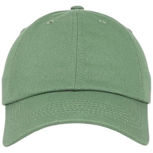 E BY ELIDAN Classic Dad Hat Cotton, Low-Profile Plain Baseball Cap, Adjustable, Breathable and Packable - color: Moss