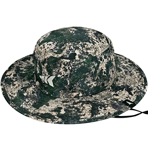 KastKing Sol Armis UPF 50 Boonie Hat for Sun Protection,Men Women - color: Boulder Camo Origins