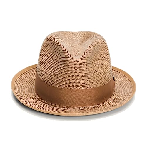 Stetson Mens Latte B, Color: Navy - color: Cognac, size: 6 3/4