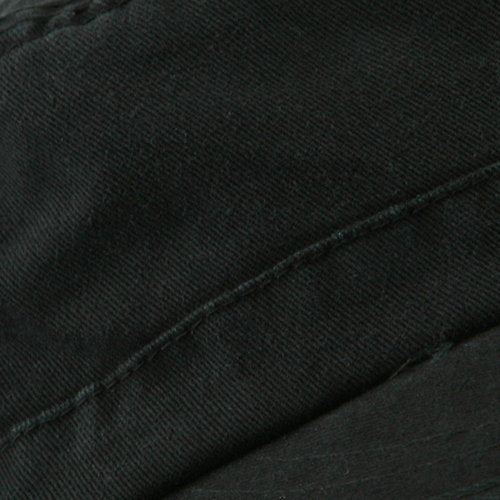 e4Hats.com Enzyme Regular Solid Army Caps - color: Black