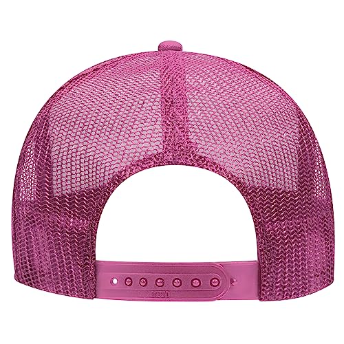 Hang in There It Gets Worse Mesh Back Hat - color: Hot Pink/White