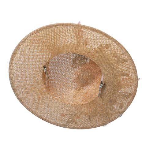 COSDREAMER Victorian Hat Womens Girls Tea Party Hats Vintage Flowers Flat - color: J
