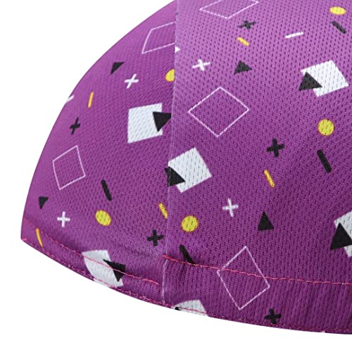 Funny Cycling Cap - Polyester Cartoon Cycling Hat-Under Helmet - Cycling Helmet Liner Breathable&Sweat Uptake - color: A