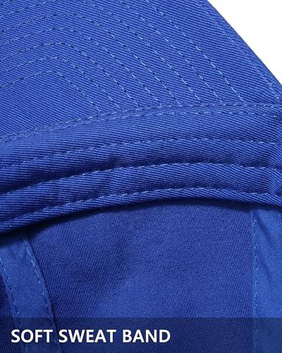 GADIEMKENSD Unstructured Baseball Cap Adjustable, Running Hat for Men Women, Cotton Dad Hat Plain for Outdoors Activities - color: Blue