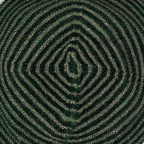 Hair Snood, Knit Slouchy Beret Beanie Lightweight, Jewish Head Coverings for Women, Cancer Headwear for Women Chemo Sleep Hat - color: Olive Circular