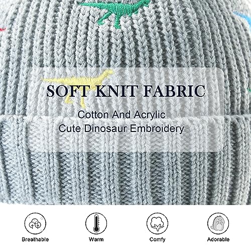 XIAOHAWANG Baby Hat Cute Bear Toddler Earflap Beanie Warm for Fall Winter - color: T-grey, size: 12-18months