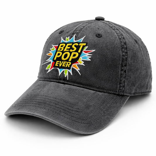 WOAIDY Embroidered Baseball Cap for Men & Women - color: Best Pop Ever