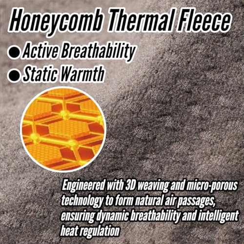 Honeycomb Thermal Skull Cap Beanie for Men Women - color: Dark Gray