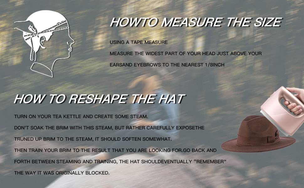 Wide Brim Felt Fedora Hat Halloween Cosplay Props Costume Accessory Panama Outback Hat for Men Women