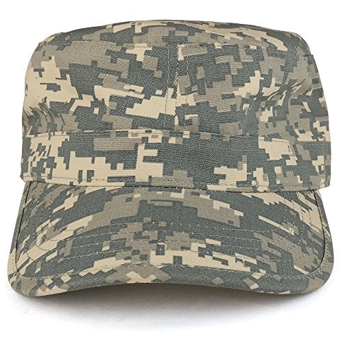 Ripstop Tear Resistant Military BDU Cotton Adjustable Cadet Style Army Cap - color: Acu