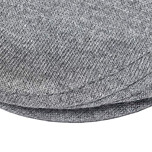 VOBOOM Men Newsboy Cap Cotton Flat Ivy Gatsby Driving Hat - color: Dark Grey