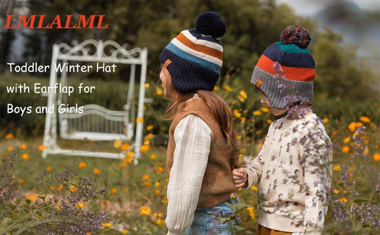 Moon Kitty Baby Boys Hats Toddler Beanies for Boys Winter Fleece Winter Hat Boys - color: 2pack Orange Stripe+scarf, size: 3-5T