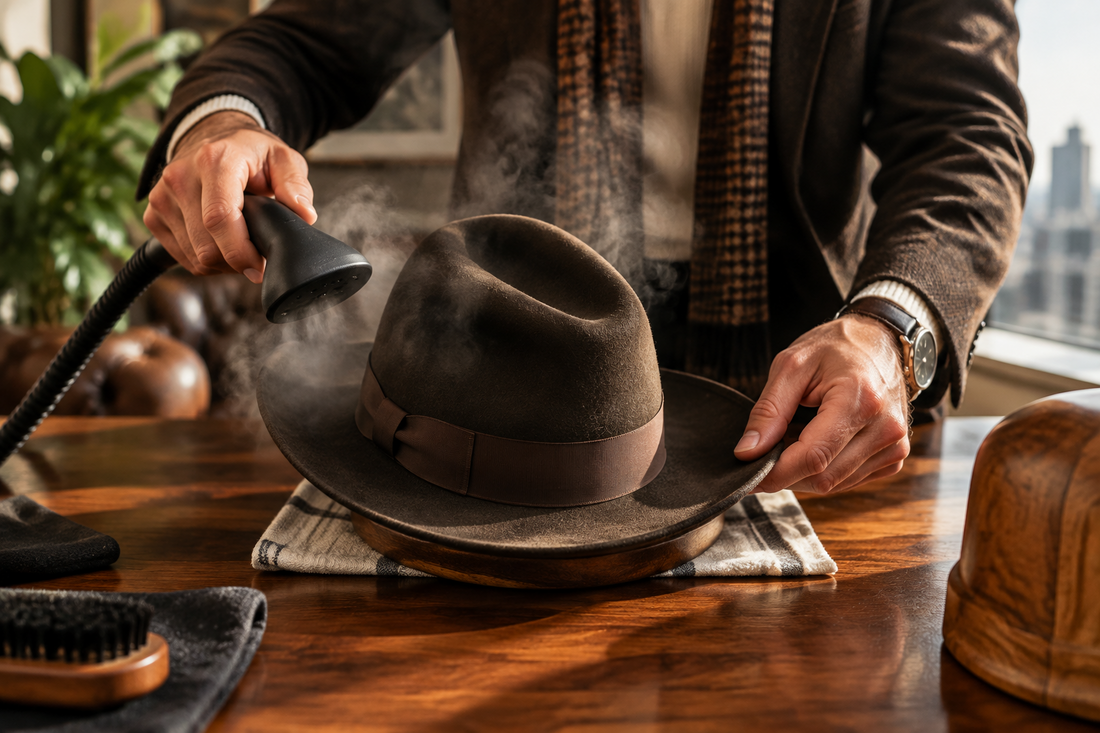 How to Rescue a Crushed Fedora Brim Without Ruining Its Shape