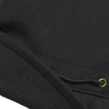 BUILTCOOL Adult Mesh Panel Bucket Cap – Boonie Hat for Fishing, Camping, and Kayaking - color: Black, size: Small-Medium