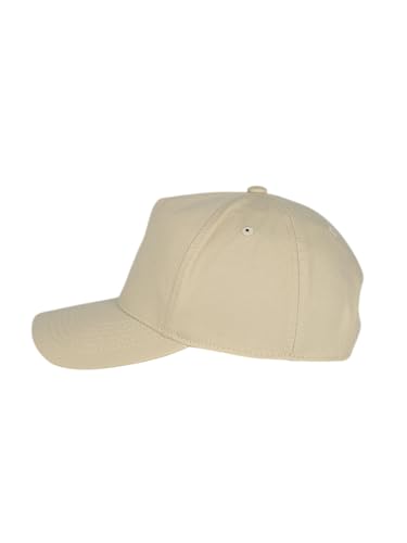 E BY ELIDAN A-Frame Trucker Hat, 5-Panel Blank Snapback - color: Stone