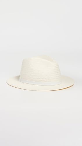 rag & bone Women's Packable Straw Fedora Hat - size: Small-Medium