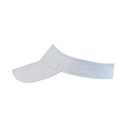 HH HOFNEN Sports Sun Visor Hats Cotton Adjustable Golf Caps for Men Women - color: #1b White