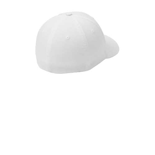 Port Authority Men's Flexfit Cap - color: White, size: Large-X-Large